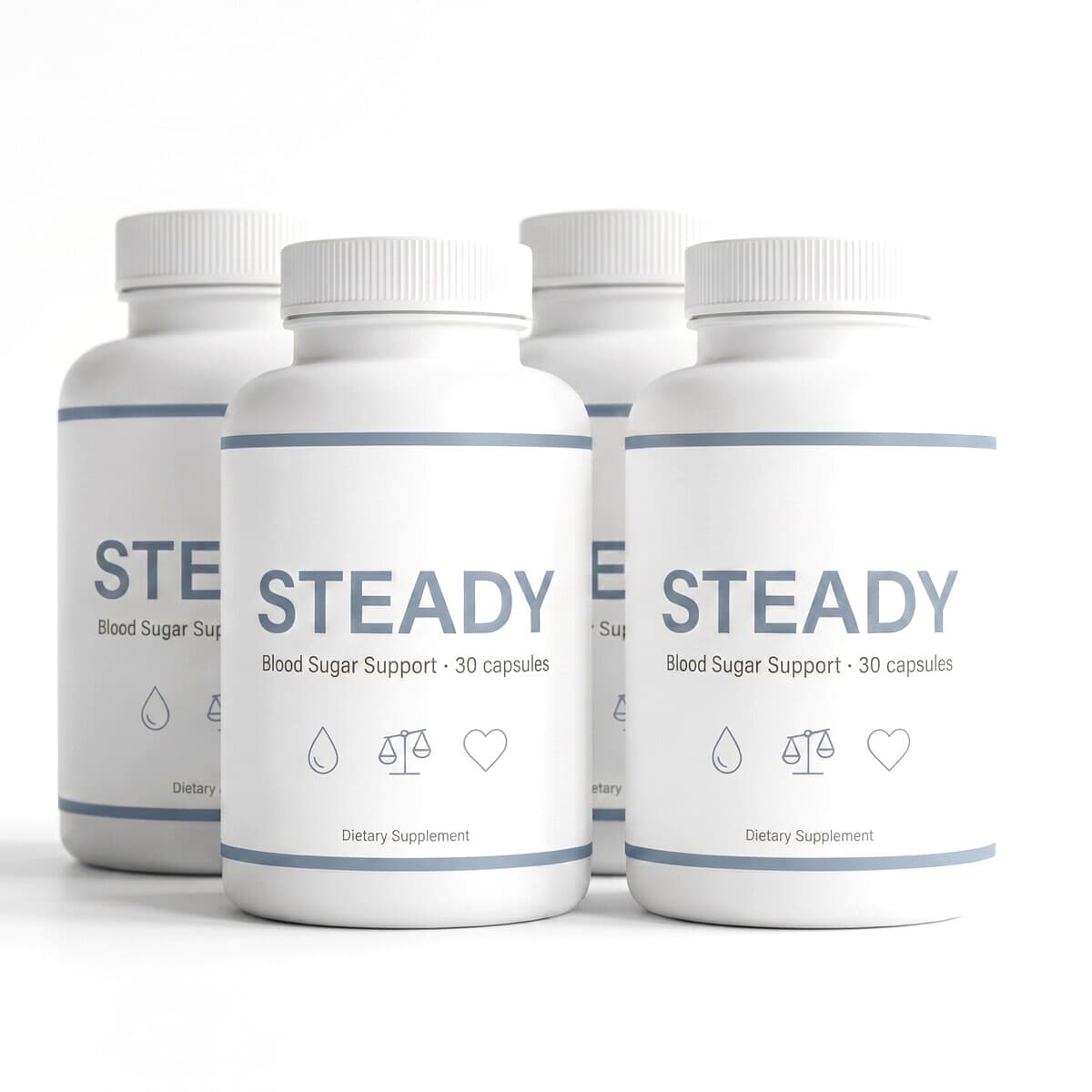 STEADY — Blood Sugar (4 Bottles)